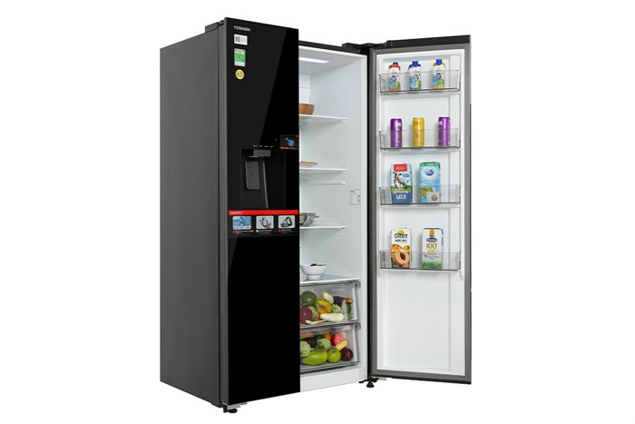 Tủ Lạnh Toshiba Inverter 568 Lít Side By Side GR-RS755WIA-PGV(22)-XK